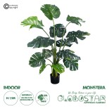 GloboStar® Artificial Garden MONSTERA 20003 Τεχνητό Διακοσμητικό Φυτό Μονστέρα Υ150cm 