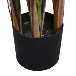 GloboStar® Artificial Garden ARECA PALM TREE 20011 - Τεχνητό Διακοσμητικό Φυτό Φοινικόδεντρο Αρέκα Υ150cm