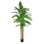 GloboStar® Artificial Garden BANANA TREE 20019 - Τεχνητό Διακοσμητικό Φυτό Μπανανιά - Μπανανόδεντρο Υ280cm