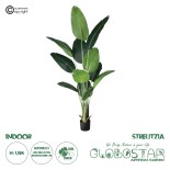 GloboStar® Artificial Garden STRELITZIA 20026 Τεχνητό Διακοσμητικό Φυτό  Στρελίτσια - Υ180cm