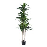 GloboStar® Artificial Garden DRACAENA SILK 20044 Τεχνητό Διακοσμητικό Φυτό Δράκαινα Υ170cm 