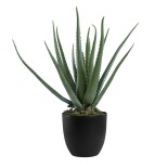 GloboStar® Artificial Garden ALOE 20065 Τεχνητό Διακοσμητικό Φυτό Αλόη Υ50cm 