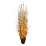 GloboStar® Artificial Garden BUCHANAN'S SEDGE GRASS 20115 Τεχνητό Διακοσμητικό Φυτό Γρασίδι του Μπουχανάν Υ120cm 