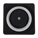GloboStar® HELIO-S 60664 Φωτιστικό Τοίχου - Απλίκα Αρχιτεκτονικού Φωτισμού Εσωτερικού/Εξωτερικού Χώρου LED 12W 1380lm 120° x 360° AC 220-240V Αδιάβροχο IP65 Μ26 x Π5 x Υ26cm - Θερμό Λευκό 2700K - Μαύρο - Τετράγωνο - Bridgelux Chip - 3 Years Warranty
