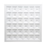 GloboStar® ZEUS 60968 Χωνευτό LED Panel 60x60cm 48W 7440lm 120° CRI≥86Ra UGR<19 Anti-Glare Shield Diffuser AC 220-240V IP44 Μ60 x Π60 x Υ3.3cm - Ψυχρό Λευκό 6000K - Bridgelux High Lumen Chips - TÜV Certified Driver - 5 Years Warranty