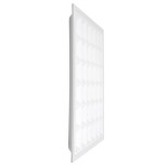 GloboStar® ZEUS 60968 Χωνευτό LED Panel 60x60cm 48W 7440lm 120° CRI≥86Ra UGR<19 Anti-Glare Shield Diffuser AC 220-240V IP44 Μ60 x Π60 x Υ3.3cm - Ψυχρό Λευκό 6000K - Bridgelux High Lumen Chips - TÜV Certified Driver - 5 Years Warranty