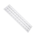 GloboStar® ZEUS 60971 Χωνευτό LED Panel 120x30cm 48W 7440lm 120° CRI≥86Ra UGR<19 Anti-Glare Shield Diffuser AC 220-240V IP44 Μ60 x Π60 x Υ3.3cm - Ψυχρό Λευκό 6000K - Bridgelux High Lumen Chips - TÜV Certified Driver - 5 Years Warranty