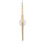 GLOBOSTAR® OCTAVE 01431 Μοντέρνο Κρεμαστό Φωτιστικό Οροφής με Ντουί 1 x E27 AC 220-240V IP20 - Μπεζ - Μ64 x Π64 x Y66cm