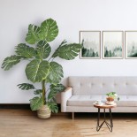 GloboStar® Artificial Garden MONSTERA PLANT 20007 - Τεχνητό Διακοσμητικό Φυτό Μονστέρα Υ160cm
