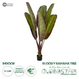 GloboStar® Artificial Garden BLOODY BANANA TREE 20117 Τεχνητό Διακοσμητικό Φυτό Αιματόφυλλη Μπανανιά - Μπανανόδεντρο Υ160cm