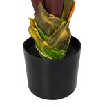 GloboStar® Artificial Garden BLOODY BANANA TREE 20119 Τεχνητό Διακοσμητικό Φυτό Αιματόφυλλη Μπανανιά - Μπανανόδεντρο Υ220cm 