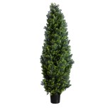 GloboStar® Artificial Garden CYPRESSUS LEYLANDII 20155 Τεχνητό Διακοσμητικό Φυτό Κυπαρίσσι Λέιλαντ Υ150cm 