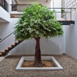 GloboStar® Artificial Garden BANYAN FICUS TREE 20160 Τεχνητό Διακοσμητικό Δέντρο Ινδική Συκιά Φίκος Υ340cm 