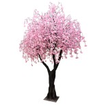 GloboStar® Artificial Garden CHERRY BLOSSOM TREE 20212 Τεχνητό Διακοσμητικό Δέντρο Άνθος Κερασιάς Υ300cm 