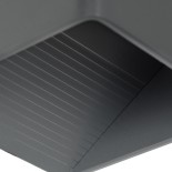 GLOBOSTAR® CIRCOA 60534 Μοντέρνο Φωτιστικό Τοίχου - Απλίκα LED 10W 1000lm 60° AC 220-240V Αδιάβροχο IP44 Θερμό Λευκό 2700K - Bridgelux COB Chip & TÜV SÜD Driver - Γκρι Ανθρακί Ματ - Μ10 x Π8 x Υ10cm - 5 Χρόνια Εγγύηση