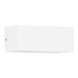 GloboStar® CIRCOA 60542 Φωτιστικό Τοίχου - Απλίκα Αρχιτεκτονικού Φωτισμού Εσωτερικού/Εξωτερικού Χώρου Up & Down LED 10W 1080lm 60° AC 220-240V IP44 Μ20 x Π8 x Υ10cm - Θερμό Λευκό 2700K - Λευκό - Bridgelux Chip - 3 Years Warranty