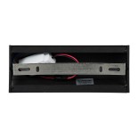 GloboStar® CIRCOA 60544 Φωτιστικό Τοίχου - Απλίκα Αρχιτεκτονικού Φωτισμού Εσωτερικού/Εξωτερικού Χώρου Up & Down LED 10W 1080lm 60° AC 220-240V IP44 Μ20 x Π8 x Υ10cm - Θερμό Λευκό 2700K - Μαύρο - Bridgelux Chip - 3 Years Warranty