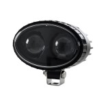 GloboStar® 85424 E9 Mark Forklift Safety Lights - Φώτα Προειδοποίησης & Διαγράμμισης Ασφαλείας για Περονοφόρα - Κλάρκ LED 8W DC 9-80V Αδιάβροχο IP67 Κόκκινο Μ14.5 x Π11.5 x Υ8cm