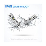 GloboStar® 85619 H7 SM-I7 KIT Βασικού Φωτισμού Αυτοκινήτου & Φορτηγού 3rd Generation Can-Bus Extreme Series LED CREE CXB COB 60W 7200lm DC 12V Αδιάβροχο IP67 Ψυχρό Λευκό 6000K