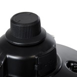 GloboStar® 85695 Αυτόνομο Φανάρι Camping LED 4W USB 2.0 με Επαναφορτιζόμενη Μπαταρία 1 x 18650 2000mAh Li-ion Power Bank IP20 Dimmable Μαύρο με Διάφανο Γυαλί CCT Εναλλαγή Φωτισμού μέσω On/Off All In One Ψυχρό 6000K+Φυσικό 4500K+Θερμό 2700K Φ13.5 x Υ17.5cm