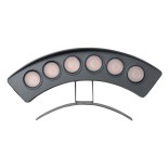 GLOBOSTAR® TREELIGHT-PLANTE 90455 Κυρτή Μπάρα Φωτισμού Wall Washer για Φυτά - Δέντρα LED 6W 630lm 15° DC 24V Αδιάβροχο IP65 Πορτοκαλί 2200K Dimmable - Γκρι Ανθρακί - Μ17.5 x Π4.5 x Υ8cm - 3 Χρόνια Εγγύηση