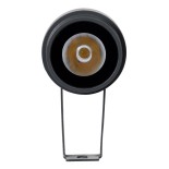 GLOBOSTAR® TREEGAL 90460 Φωτιστικό Σποτ για Φυτά - Δέντρα με Βάση Μπετού & Κορμού LED 3W 315lm 15° DC 24V Αδιάβροχο IP67 Ultra Θερμό Λευκό 2200K Dimmable - Bridgelux SMD Chip - Γκρι Ανθρακί - Μ5 x Π5 x Υ14.7cm - 3 Χρόνια Εγγύηση