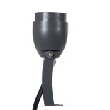 GLOBOSTAR® TREEGAL 90460 Φωτιστικό Σποτ για Φυτά - Δέντρα με Βάση Μπετού & Κορμού LED 3W 315lm 15° DC 24V Αδιάβροχο IP67 Ultra Θερμό Λευκό 2200K Dimmable - Bridgelux SMD Chip - Γκρι Ανθρακί - Μ5 x Π5 x Υ14.7cm - 3 Χρόνια Εγγύηση