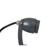 GLOBOSTAR® TREELIGHT-TREEGAL 90461 Σποτ Φωτισμού για Φυτά - Δέντρα με Βάση Μπετού & Κορμού LED 3W 330lm 15° DC 24V Αδιάβροχο IP65 Θερμό Λευκό 2700K Dimmable - Γκρι Ανθρακί - Μ5 x Π5 x Υ14.7cm - 3 Χρόνια Εγγύηση