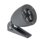 GLOBOSTAR® TREELIGHT-TREESPO 90469 Σποτ Φωτισμού για Φυτά - Δέντρα LED 12W 1320lm 15° DC 24V Αδιάβροχο IP65 Θερμό Λευκό 2700K Dimmable - Γκρι Ανθρακί - Μ9 x Π11 x Υ9cm - 3 Χρόνια Εγγύηση