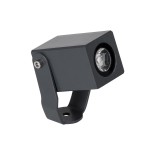 GLOBOSTAR® TREELIGHT-TREEMARO 90472 Σποτ Φωτισμού για Φυτά - Δέντρα LED 3W 330lm 8° DC 24V Αδιάβροχο IP67 Θερμό Λευκό 2700K Dimmable - Γκρι Ανθρακί - Μ3.5 x Π6.4 x Υ10cm - 3 Χρόνια Εγγύηση