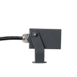 GLOBOSTAR® TREELIGHT-TREEMARO 90472 Σποτ Φωτισμού για Φυτά - Δέντρα LED 3W 330lm 8° DC 24V Αδιάβροχο IP67 Θερμό Λευκό 2700K Dimmable - Γκρι Ανθρακί - Μ3.5 x Π6.4 x Υ10cm - 3 Χρόνια Εγγύηση