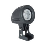 GLOBOSTAR® TREELIGHT-TREEDITA 90474 Σποτ Φωτισμού για Φυτά - Δέντρα LED 3W 330lm 8° DC 24V Αδιάβροχο IP67 Θερμό Λευκό 2700K Dimmable - Γκρι Ανθρακί - Μ5.7 x Π6.5 x Υ9.8cm - 3 Χρόνια Εγγύηση