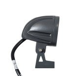 GLOBOSTAR® TREELIGHT-TREEDITA 90474 Σποτ Φωτισμού για Φυτά - Δέντρα LED 3W 330lm 8° DC 24V Αδιάβροχο IP67 Θερμό Λευκό 2700K Dimmable - Γκρι Ανθρακί - Μ5.7 x Π6.5 x Υ9.8cm - 3 Χρόνια Εγγύηση