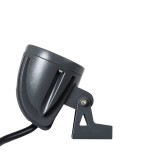 GLOBOSTAR® TREELIGHT-TREEDITA 90474 Σποτ Φωτισμού για Φυτά - Δέντρα LED 3W 330lm 8° DC 24V Αδιάβροχο IP67 Θερμό Λευκό 2700K Dimmable - Γκρι Ανθρακί - Μ5.7 x Π6.5 x Υ9.8cm - 3 Χρόνια Εγγύηση