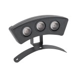 GLOBOSTAR® TREELIGHT-PLANTE 90514 Κυρτή Μπάρα Φωτισμού Wall Washer για Φυτά - Δέντρα LED 3W 315lm 15° DC 24V Αδιάβροχο IP67 Πορτοκαλί 2200K Dimmable - Γκρι Ανθρακί - Μ11 x Π3 x Υ8cm - 3 Χρόνια Εγγύηση