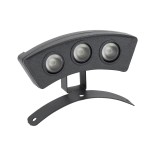 GLOBOSTAR® TREELIGHT-PLANTE 90517 Κυρτή Μπάρα Φωτισμού Wall Washer για Φυτά - Δέντρα LED 3W 255lm 15° DC 24V Αδιάβροχο IP67 Πράσινο Dimmable - Γκρι Ανθρακί - Μ11 x Π3 x Υ8cm - 3 Χρόνια Εγγύηση