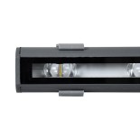GloboStar® WINDOW-BARI 90538 Αρχιτεκτονικό Φωτιστικό Ανάδειξης Παραθύρων Window Light LED 12W 1140lm 8x180° DC 24V Αδιάβροχο IP67 L30 x W4 x H3.5cm Φυσικό Λευκό 4500K - Γκρι Ανθρακί - 3 Years Warranty