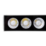 GloboStar® WASHER-JAVIA 90556 Μπάρα Φωτισμού Wall Washer LED 48W 4320lm 5° DC 24V Αδιάβροχο IP67 Μ100 x Π5.2 x Υ3.6cm (Υ8.5 με Βάση) Φυσικό Λευκό 4500K - Γκρι Ανθρακί - 3 Years Warranty