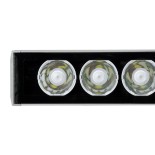 GloboStar® WASHER-JAVIA 90557 Μπάρα Φωτισμού Wall Washer LED 48W 3840lm 5° DC 24V Αδιάβροχο IP67 Μ100 x Π5.2 x Υ3.6cm (Υ8.5 με Βάση) Πολύχρωμο RGBW DMX512 - Γκρι Ανθρακί - 3 Χρόνια Εγγύηση