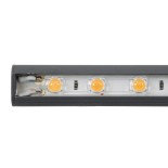 GLOBOSTAR® WASHER-STELLAR 90574 Μπάρα Φωτισμού Wall Washer LED 12W 1020lm 30° DC 24V Αδιάβροχο IP65 Πορτοκαλί 2200K Dimmable - Γκρι Ανθρακί - Μ100 x Π2 x Υ1.8cm - 3 Χρόνια Εγγύηση