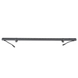 GLOBOSTAR® WASHER-STELLAR 90577 Μπάρα Φωτισμού Wall Washer LED 12W 1020lm 30° DC 24V Αδιάβροχο IP67 Πολύχρωμο RGBW Dimmable DMX512 - Γκρι Ανθρακί - Μ100 x Π3.2 x Υ3cm - 3 Χρόνια Εγγύηση