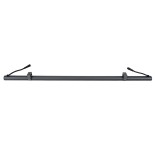 GLOBOSTAR® WASHER-STELLAR 90577 Μπάρα Φωτισμού Wall Washer LED 12W 1020lm 30° DC 24V Αδιάβροχο IP67 Πολύχρωμο RGBW Dimmable DMX512 - Γκρι Ανθρακί - Μ100 x Π3.2 x Υ3cm - 3 Χρόνια Εγγύηση