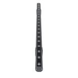 GLOBOSTAR® WASHER-PANDA 90579 Μπάρα Φωτισμού Wall Washer LED 18W 1620lm 15° DC 24V Αδιάβροχο IP65 Θερμό Λευκό 2700K Dimmable - Γκρι Ανθρακί - Μ100 x Π4 x Υ3.5cm - 3 Χρόνια Εγγύηση