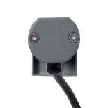 GLOBOSTAR® WASHER-PANDA 90579 Μπάρα Φωτισμού Wall Washer LED 18W 1620lm 15° DC 24V Αδιάβροχο IP65 Θερμό Λευκό 2700K Dimmable - Γκρι Ανθρακί - Μ100 x Π4 x Υ3.5cm - 3 Χρόνια Εγγύηση