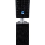 GloboStar® FDB K803 98024 PA Speaker - Παθητικό Ηχείο Column Κολωνάτο Επιτοίχιο & Επιδαπέδιο 8Ω - 200W RMS (800W Peak) - 8 x 3