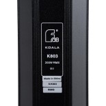 GloboStar® FDB K803 98024 PA Speaker - Παθητικό Ηχείο Column Κολωνάτο Επιτοίχιο & Επιδαπέδιο 8Ω - 200W RMS (800W Peak) - 8 x 3