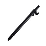 GloboStar® FDB K803-FLPL 98026 Speaker Base Flexible Adjustable Pole - Βάση Ηχείου Ρυθμιζόμενος Σωλήνας για Τοποθέτηση Συστήματος Κολωνάτων Ηχείων K803 με K112BAS - IP20 - Μαύρο - min Φ3.5 x Υ62cm - max Φ3.5 x Υ97cm - Ζεύγος