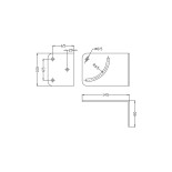 GloboStar® FDB K803-WB7 98029 Speaker Base Wall Bracket - Επιτοίχια Ρυθμιζόμενη Βάση Ηχείου για Τοποθέτηση Συστήματος Κολωνάτων Ηχείων K803 - IP20 - Μαύρο - Μ10 x Π8 x Υ14.5cm - Ζεύγος