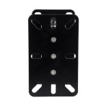 GloboStar® FDB K806-WB2 98030 Speaker Base Wall Bracket - Επιτοίχια Ρυθμιζόμενη Βάση Ηχείου για Τοποθέτηση Συστήματος Κολωνάτων Ηχείων K806 - IP20 - Μαύρο - Μ9.5 x Π11.5 x Υ16cm - Ζεύγος