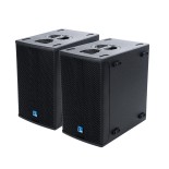 GloboStar® FDB K112BAS 98025 PA Speaker - Ενεργό Αυτοενισχυόμενο Subwoofer Column Επιδαπέδιο με Ψηφιακό Ενισχυτή FA2.36 AC 220V/50-60Hz - 300W RMS/8Ω + 600W RMS/8Ω (1400W Peak) - 1 x 12